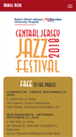 Mobile Screenshot of centraljerseyjazzfestival.com