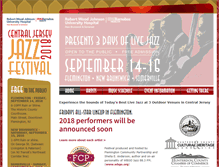 Tablet Screenshot of centraljerseyjazzfestival.com